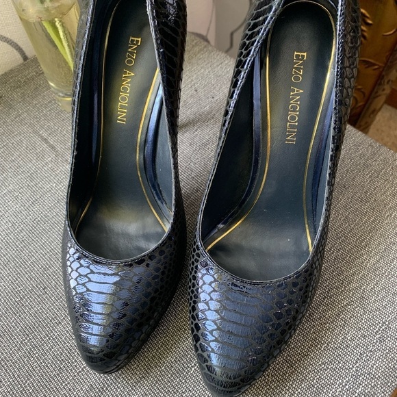 Enzo Angiolini Platform Pump Stiletto High Heels Size 8M - Picture 5 of 17